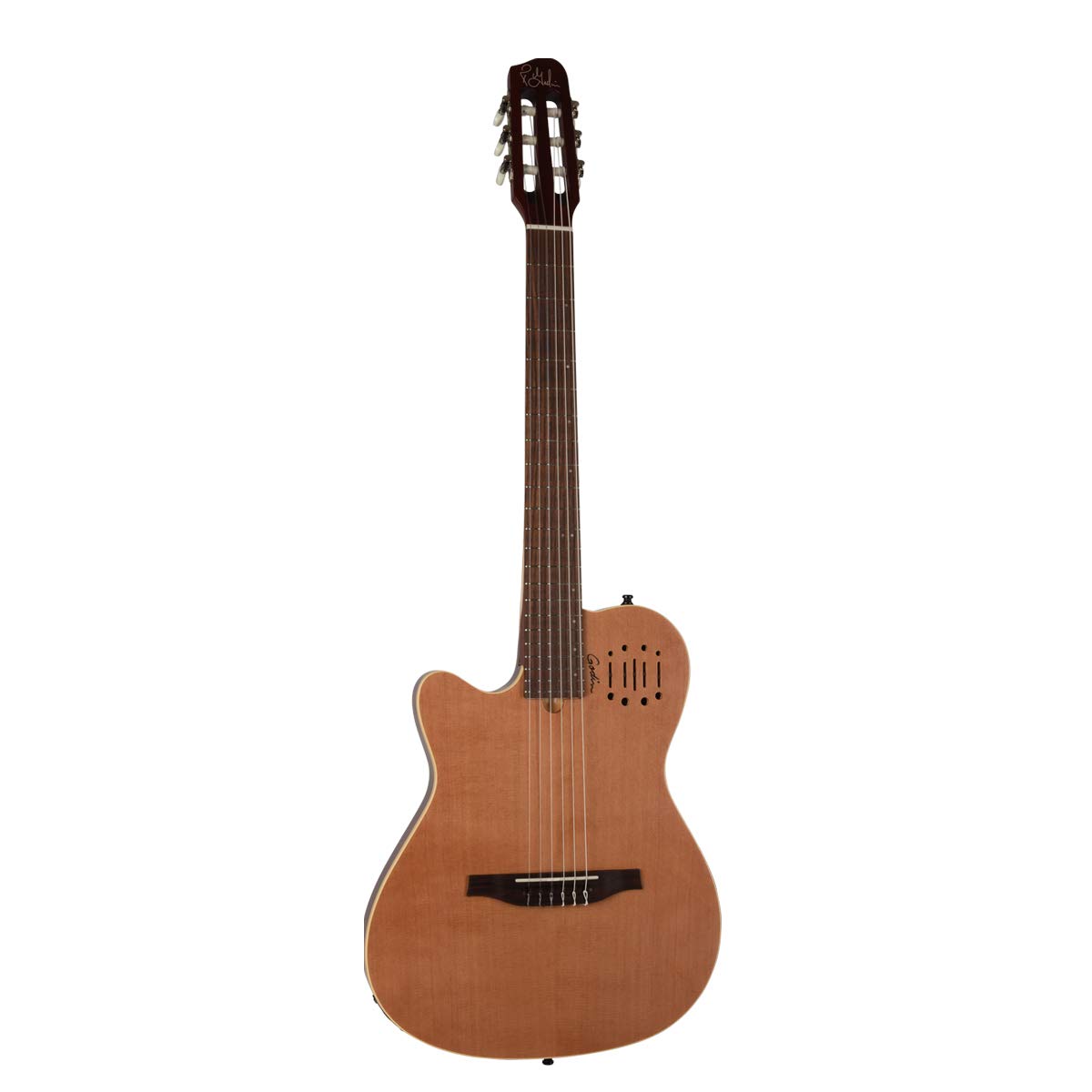 Amazon.com: Godin Multiac 035878 6 Strings Hollow-Body Electric
